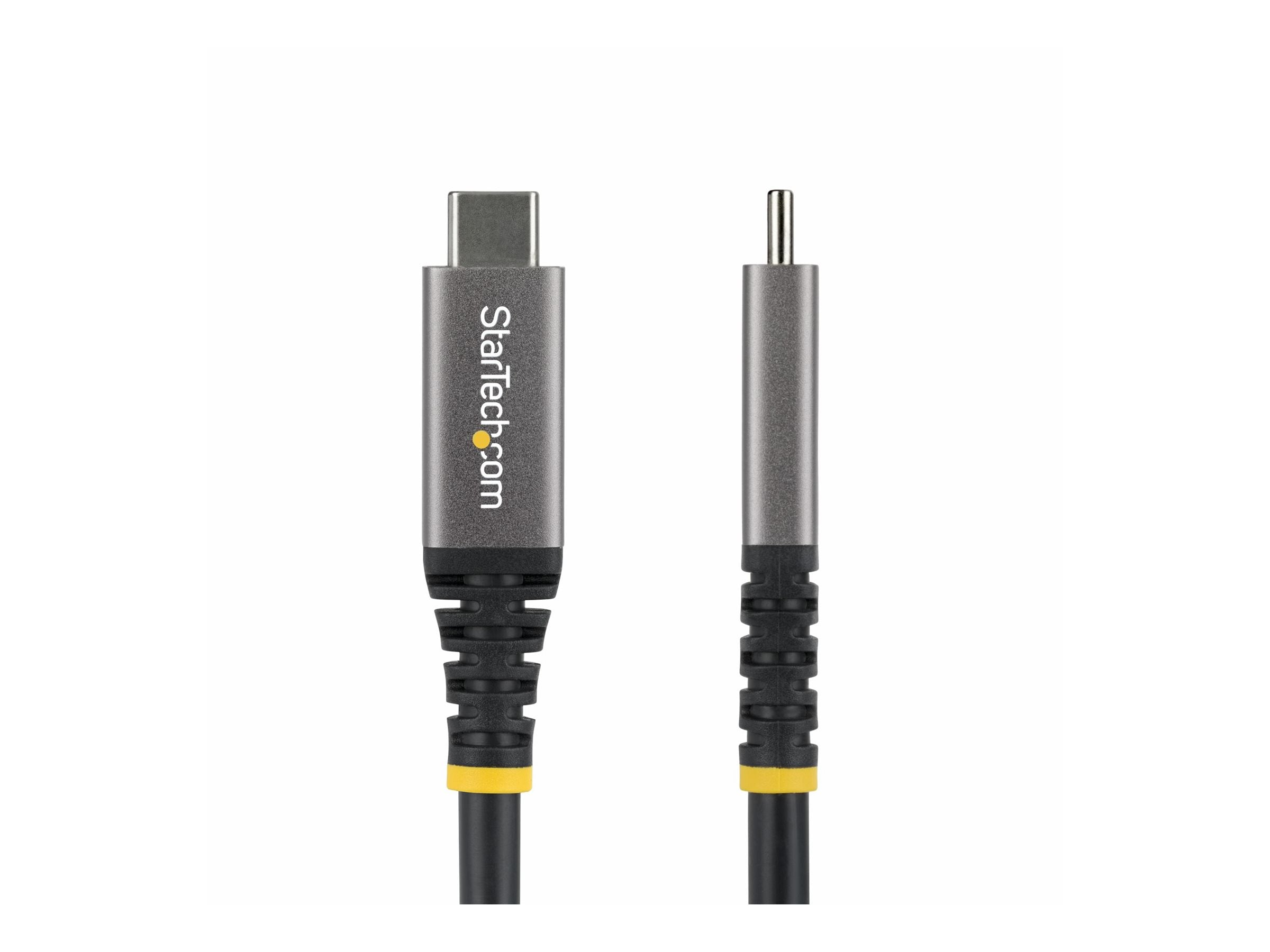 STARTECH.COM 3m USB4 Kabel 20Gbps USB-IF-zertifiziertes USB-C Kabel 60W 4K 120Hz DP2.1monitorkabel TPE-Mantel Schwarz