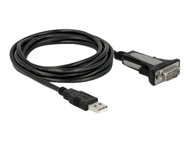 DELOCK Adapter USB Typ-A zu 1xSeriell RS-232 DB9 3m - Verpackung