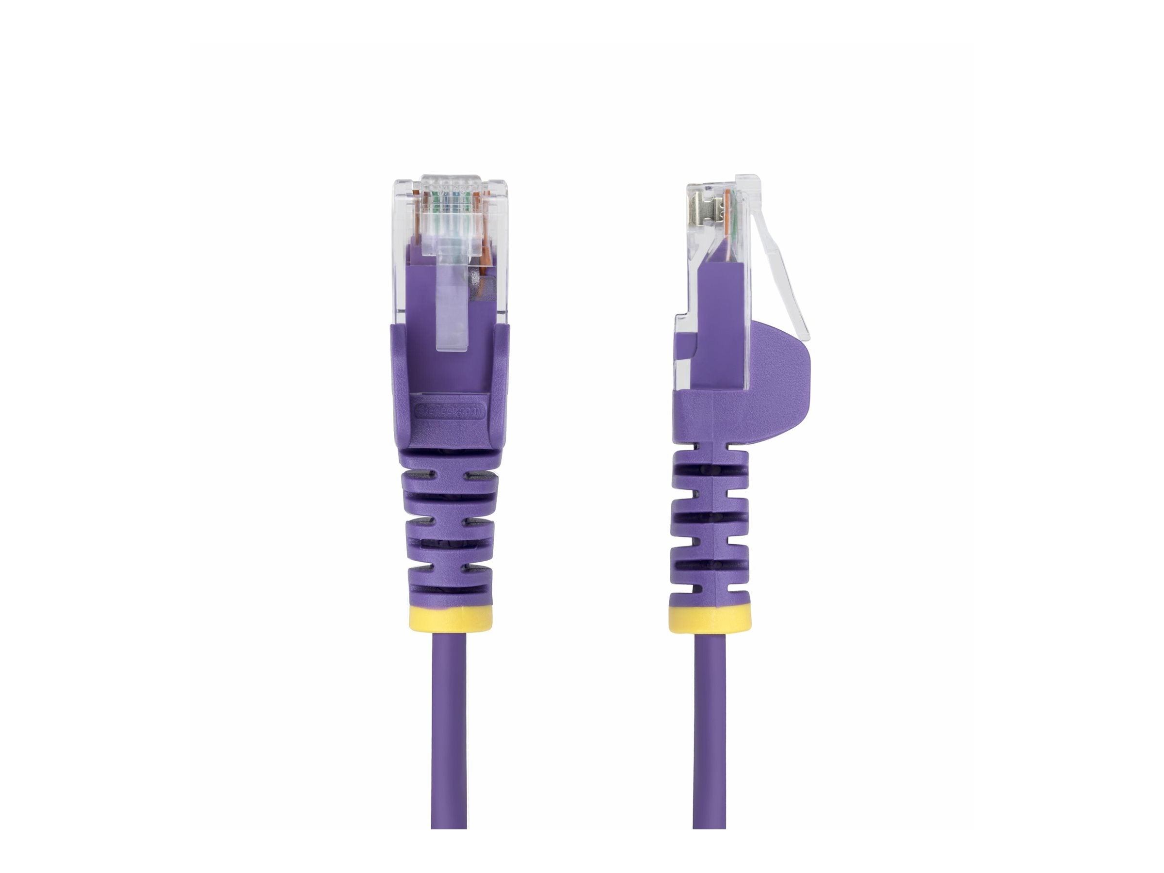 STARTECH.COM 3m Violett Schlankes CAT6-Ethernet-Kabel Snagless RJ45 LSZH 28AWG Reines Kupfer Patchkabel/Netzwerkkabel
