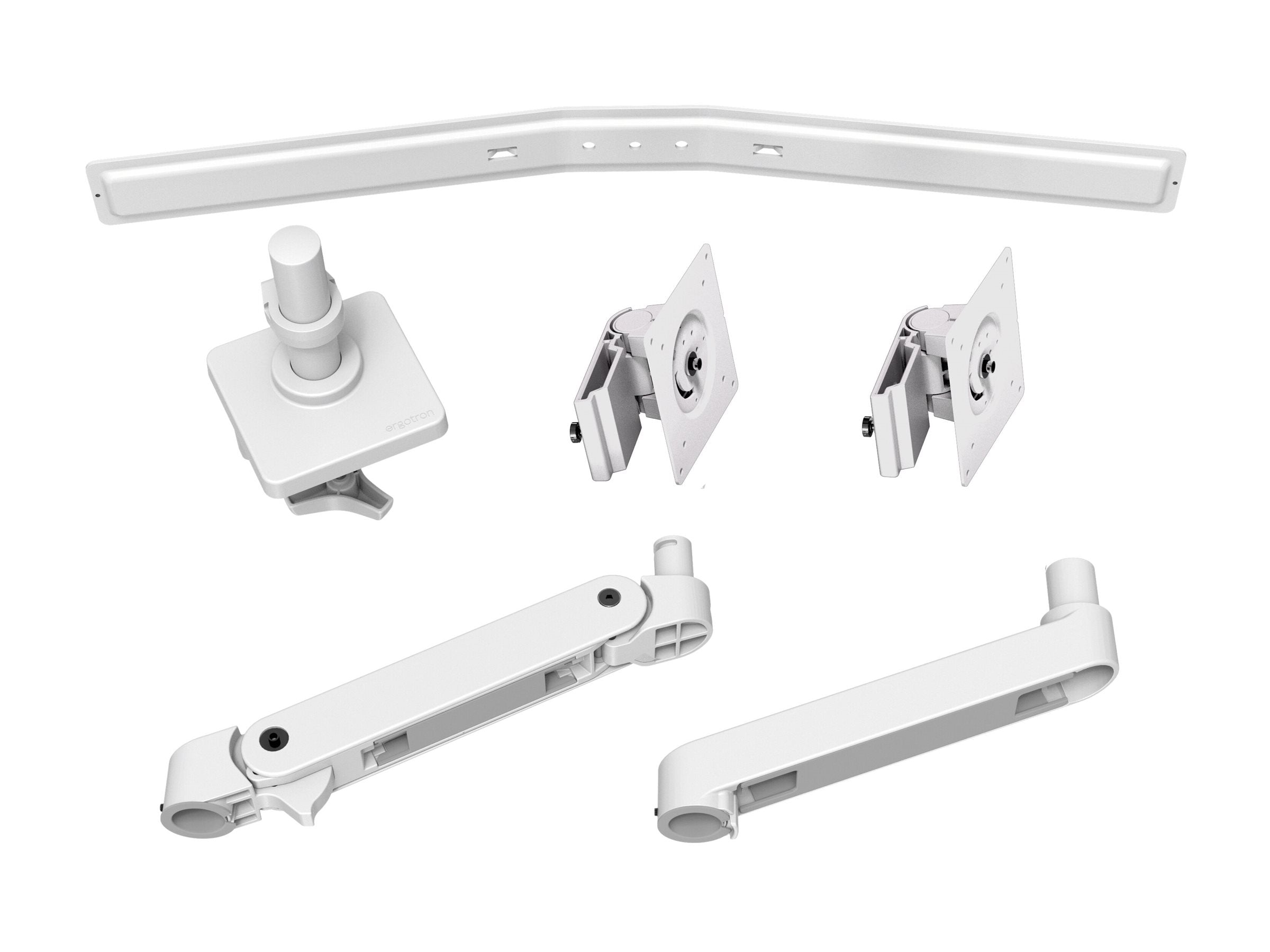 ERGOTRON LX Pro Dual Direct Monitor Arm - Vorderansicht