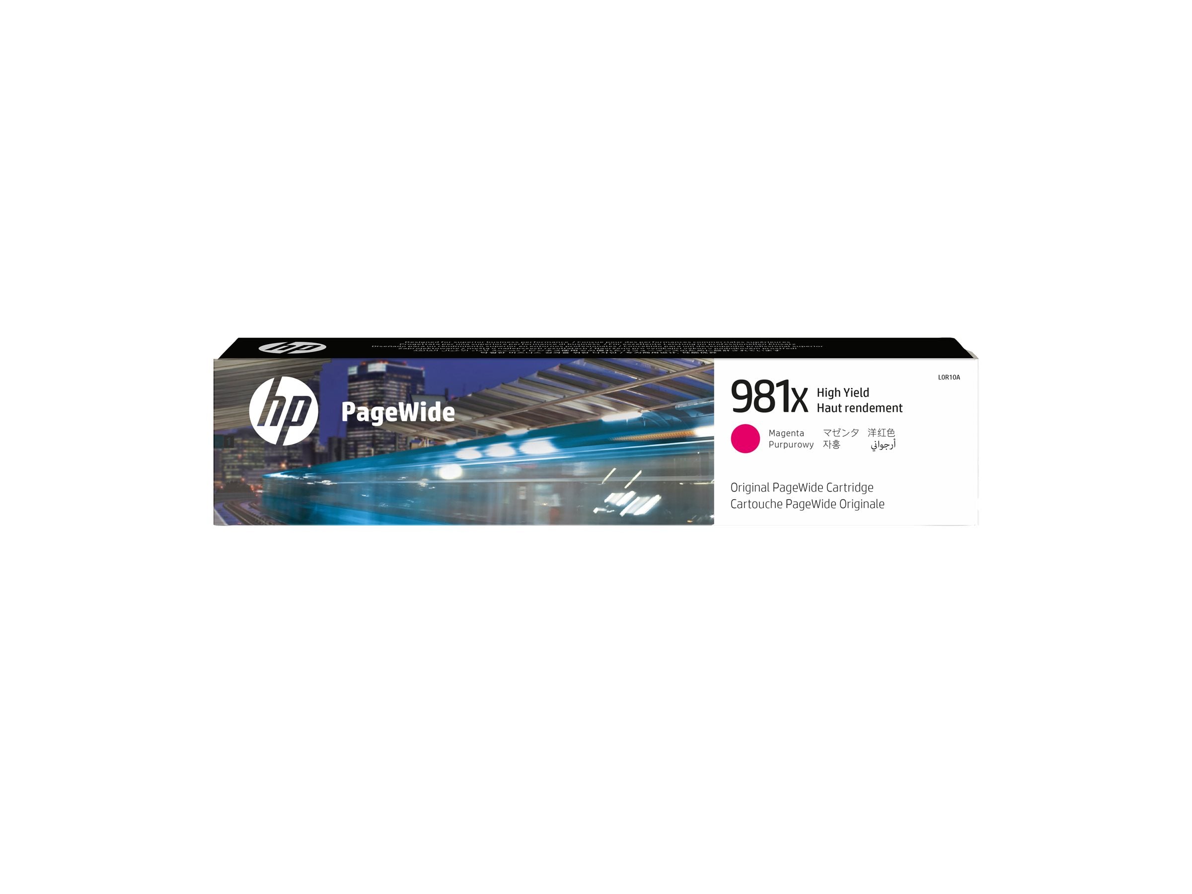 HP 981X High Yield Magenta PageWide Cartridge Vorderansicht