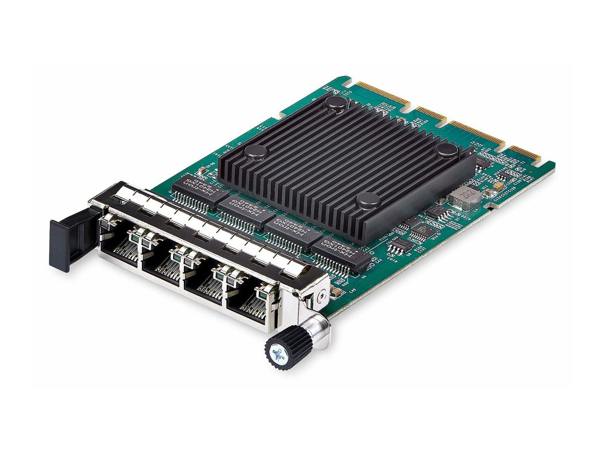 STARTECH.COM 4-Port Gigabit Netzwerkkarte OCP 3.0 Vorderansicht