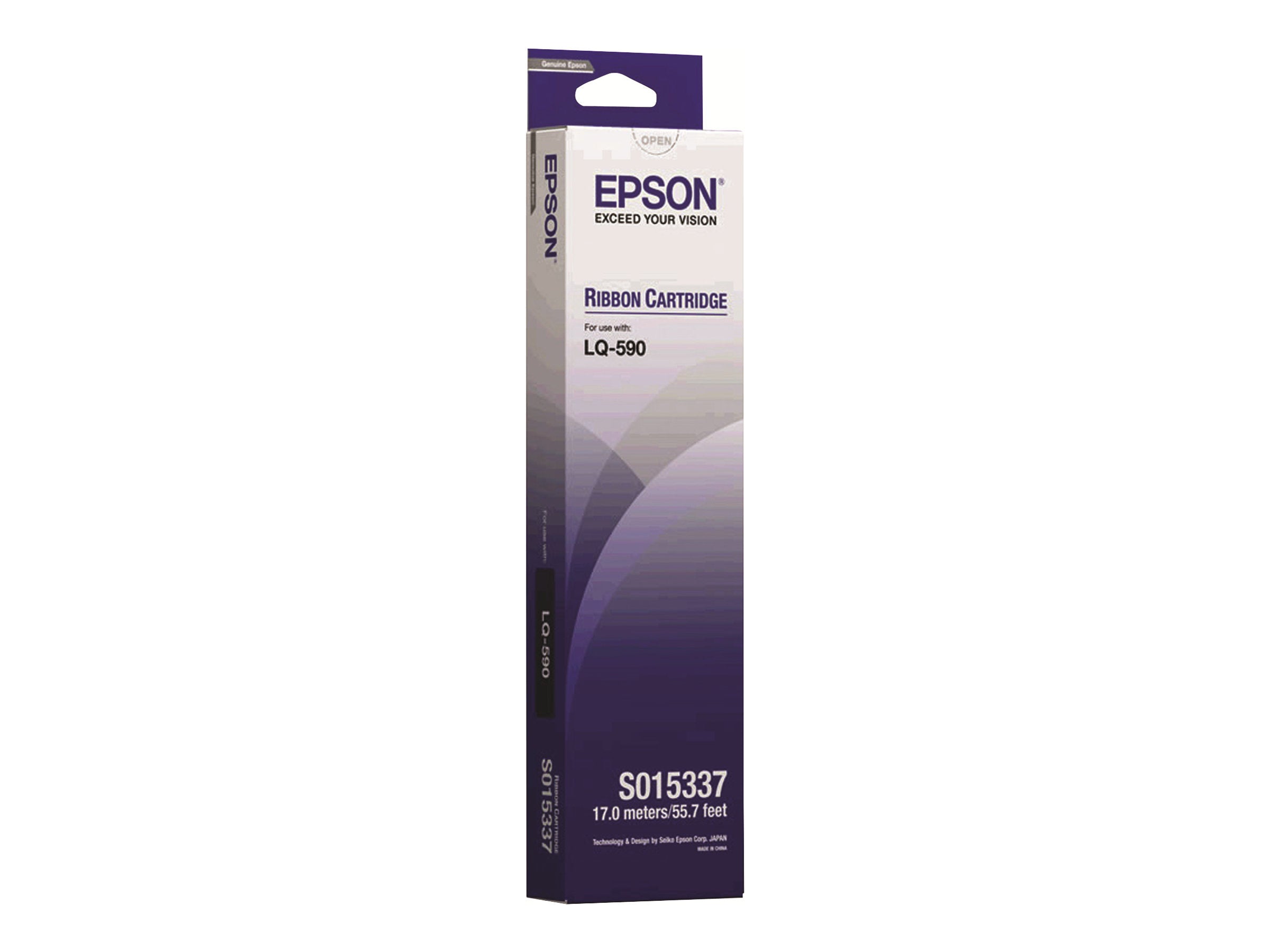 EPSON LQ-590 Farbband schwarz - Vorderansicht
