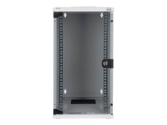 DIGITUS Wall Mounting Cabinet 10 Zoll 12U Vorderansicht