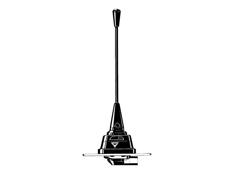 PROCOM MU 1-ZG/h Mobile Antenne Vorderansicht