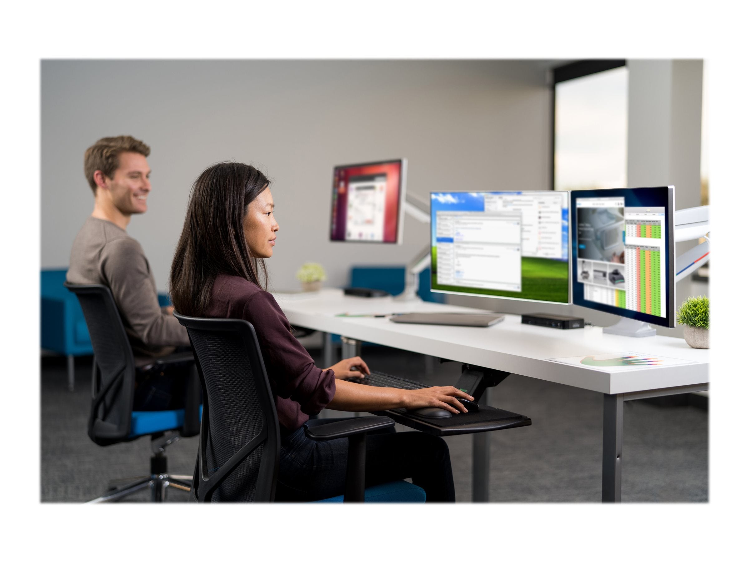 KENSINGTON One-Touch Height Adjustable Single Monitor Arm Vorderansicht