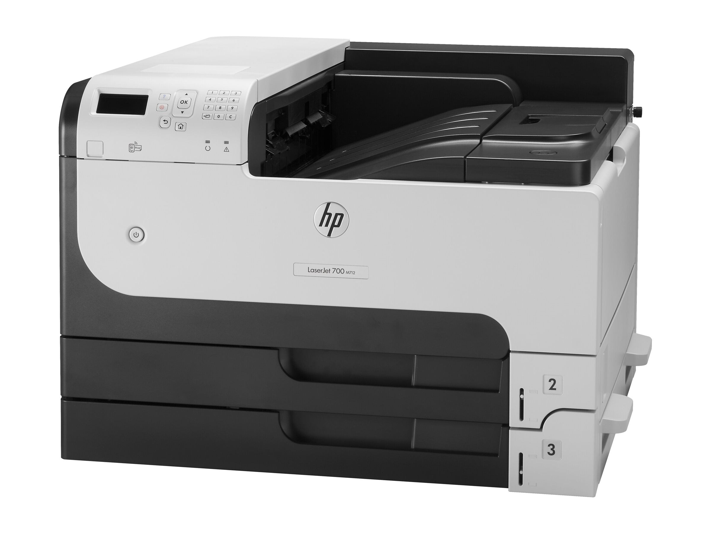 HP LaserJet Enterprise 700 M712dn A3 Drucker Rückansicht