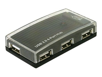 DELOCK HUB USB 2.0 extern 4 Port - Vorderansicht