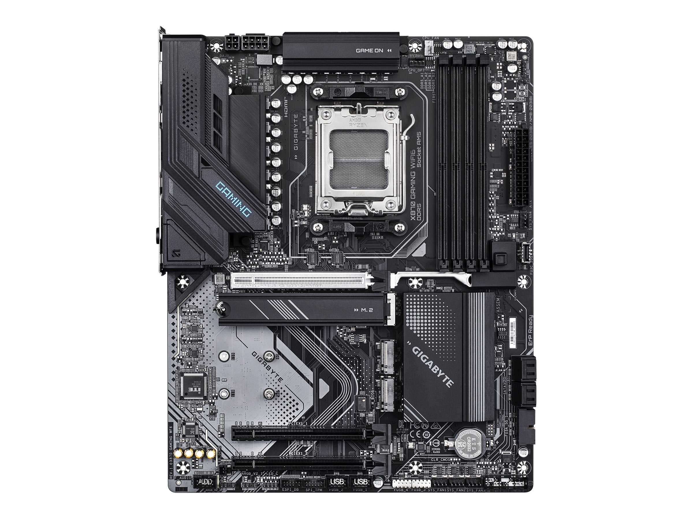 GIGABYTE X870 GAMING WF6 Motherboard Vorderansicht