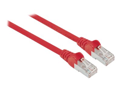 INTELLINET Cat6aPro Kabel Cat7 Rohkabel 10m rot RJ45 reines Kupfer LS0H halogenfrei AWG 26 vergoldete Kontakte 10 Gigabit