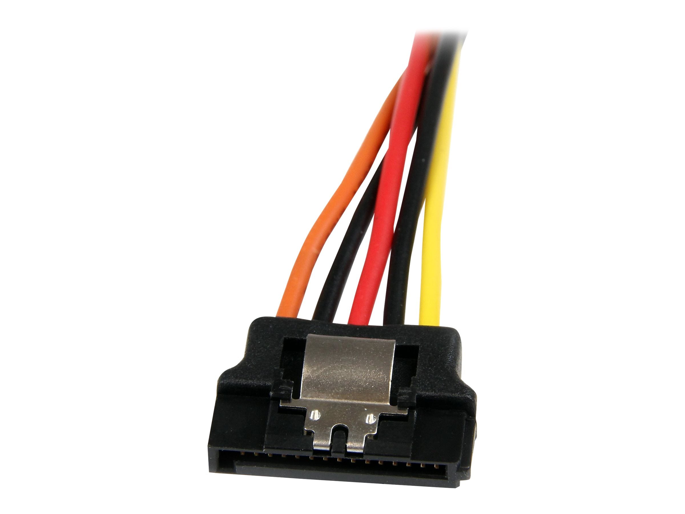 STARTECH.COM 6in Latching SATA Power Y Splitter Cable Adapter - M/F Vorderansicht