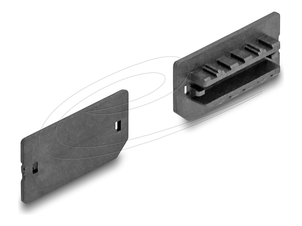 DELOCK Staubschutz für USB Typ-E Key A oder Key B Buchse - Vorderansicht