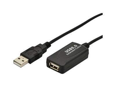 DIGITUS Repeater Kabel USB2 Verlängerungskabel mit Verstärker 5m - Vorderansicht