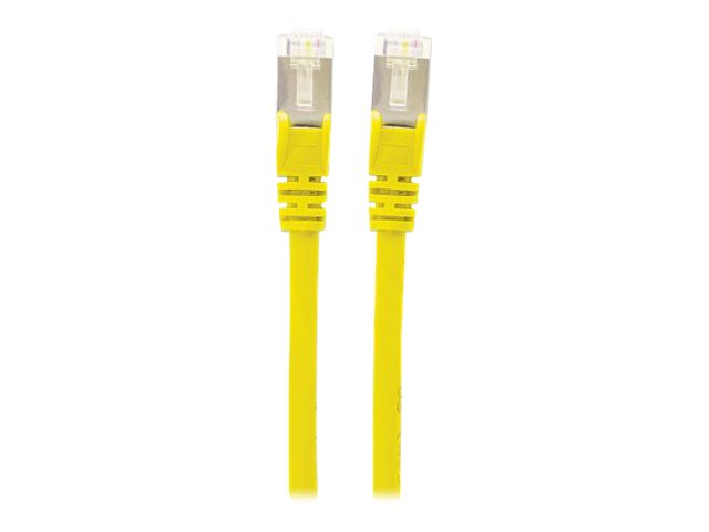 INTELLINET Cat6aPro Kabel Cat7 Rohkabel 1m gelb - Vorderansicht