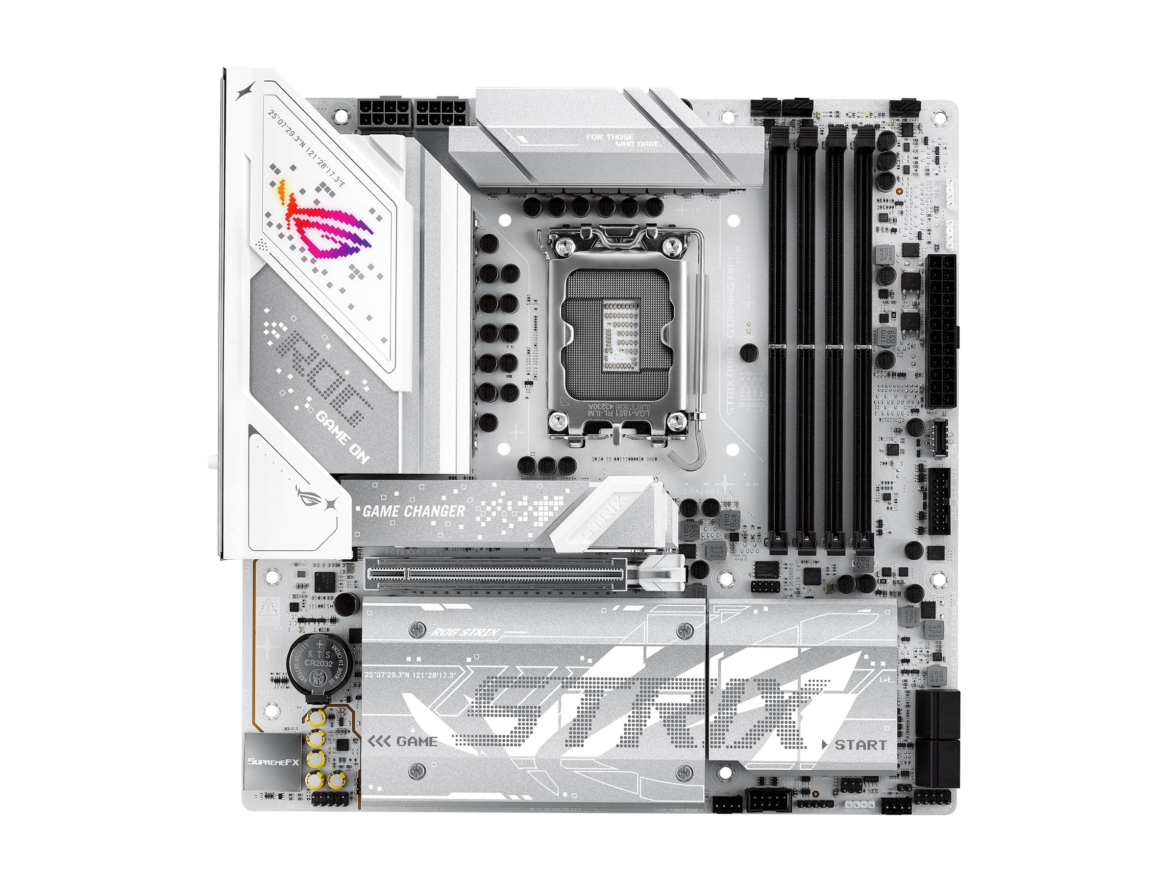 ASUS ROG STRIX B860-G GAMING WIFI Motherboard Vorderansicht