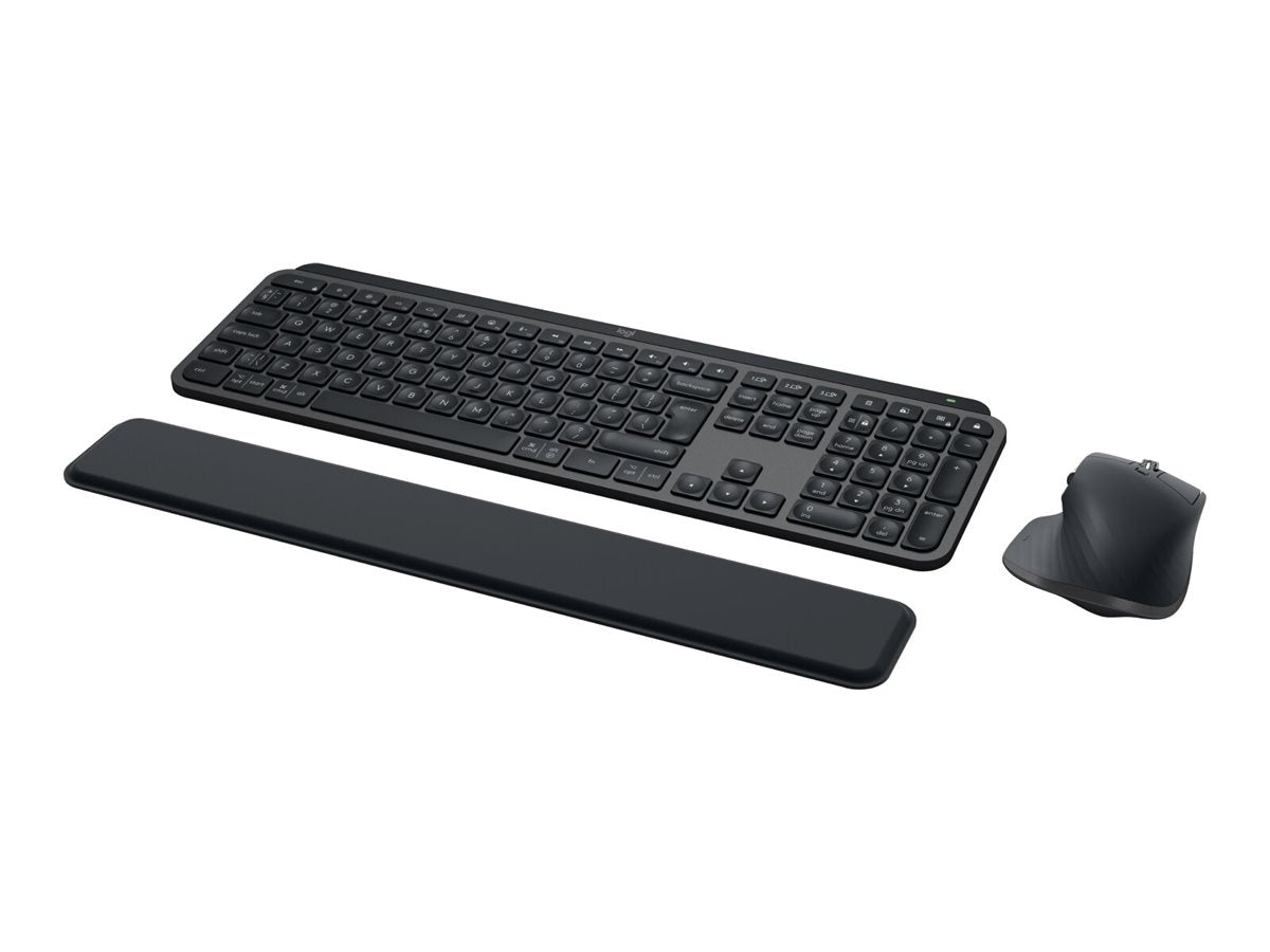 LOGITECH MX Keys S Combo - GRAPHITE - ESP mit Palm Rest