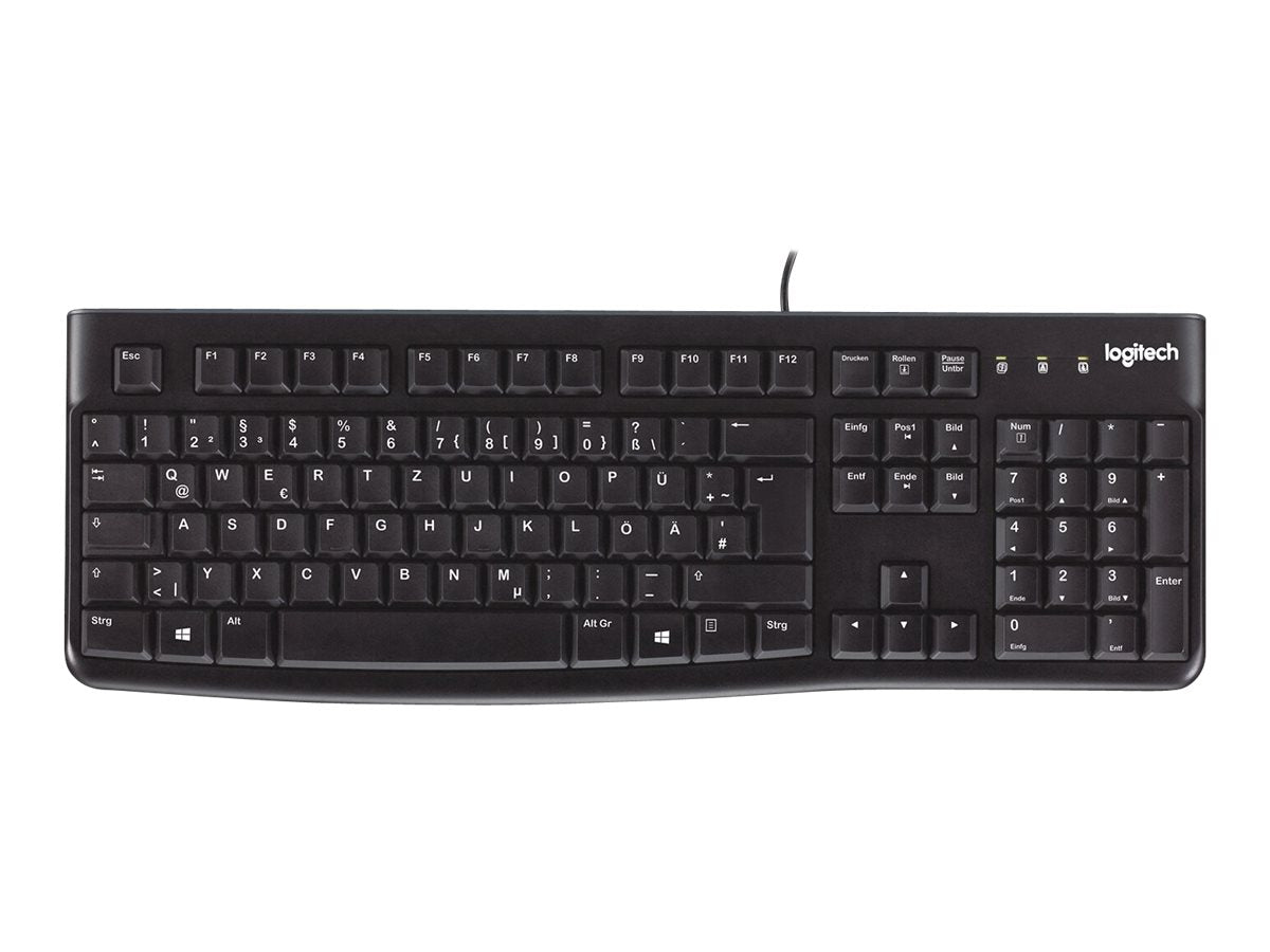 LOGITECH K120 Corded Keyboard Black USB Detailansicht