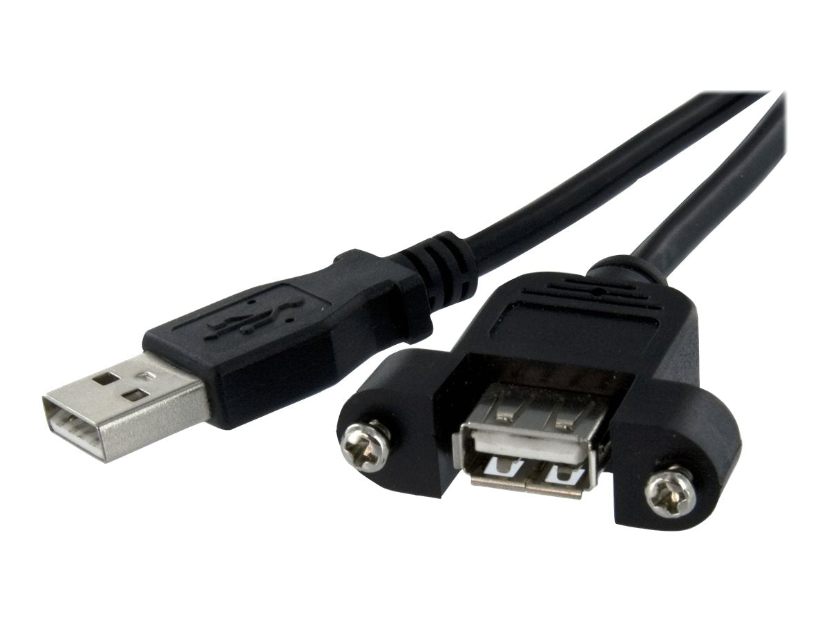 STARTECH.COM 3ft Panel Mount USB Cable A to A - F/M Anschlussansicht