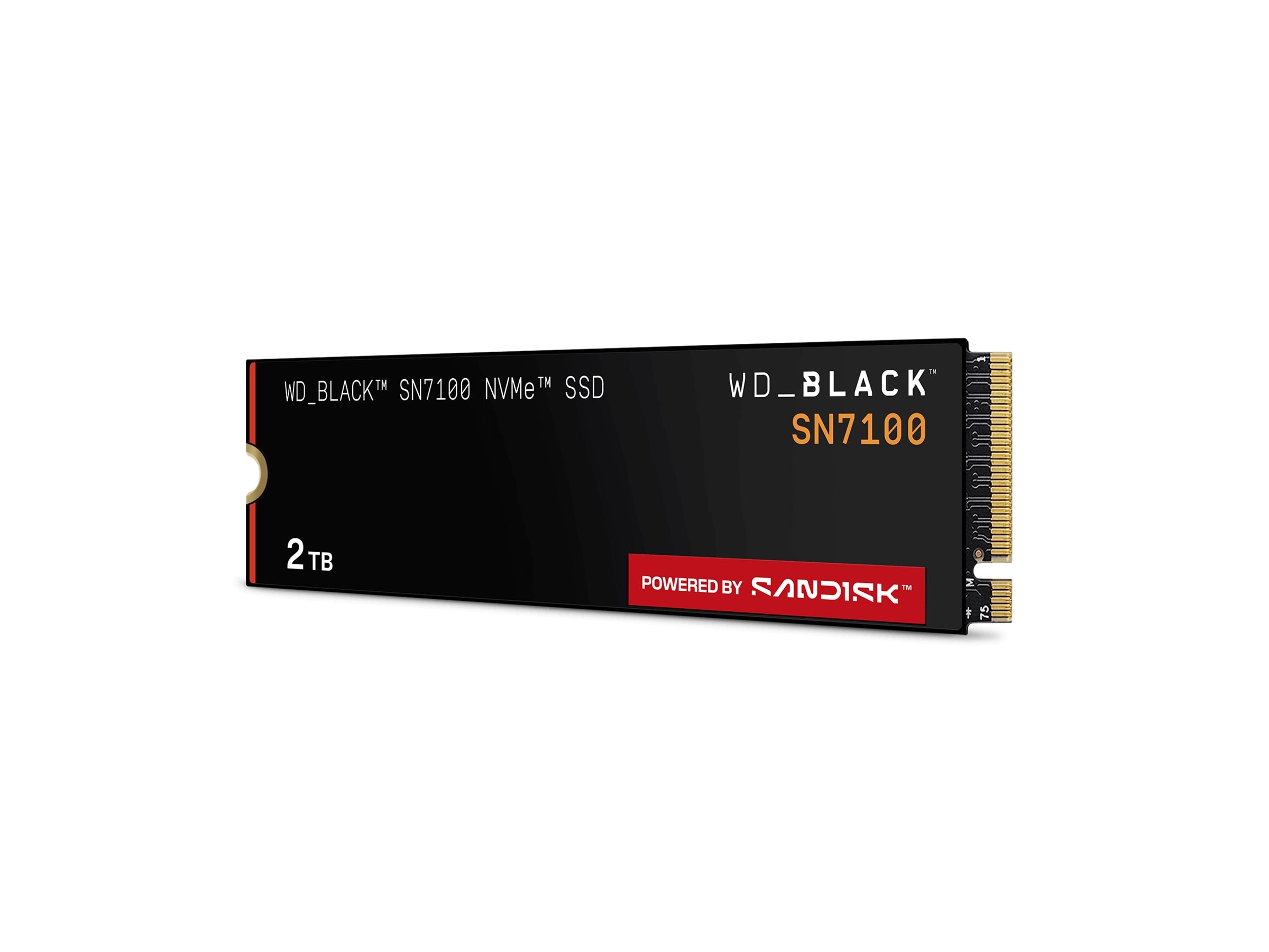 SANDISK WD Black SN7100 NVMe SSD 2TB Vorderansicht