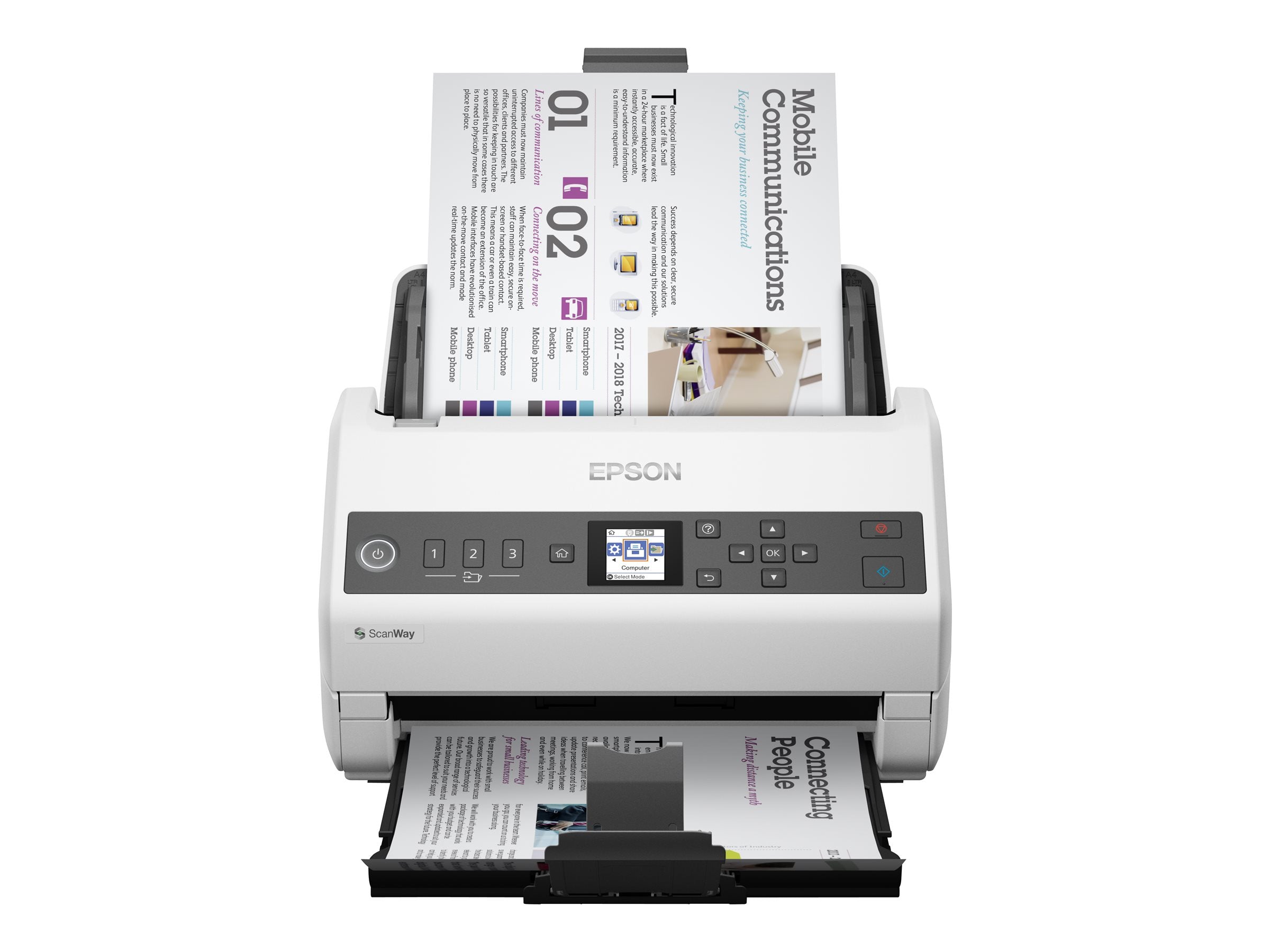 EPSON WorkForce DS-730N business scanner Vorderansicht