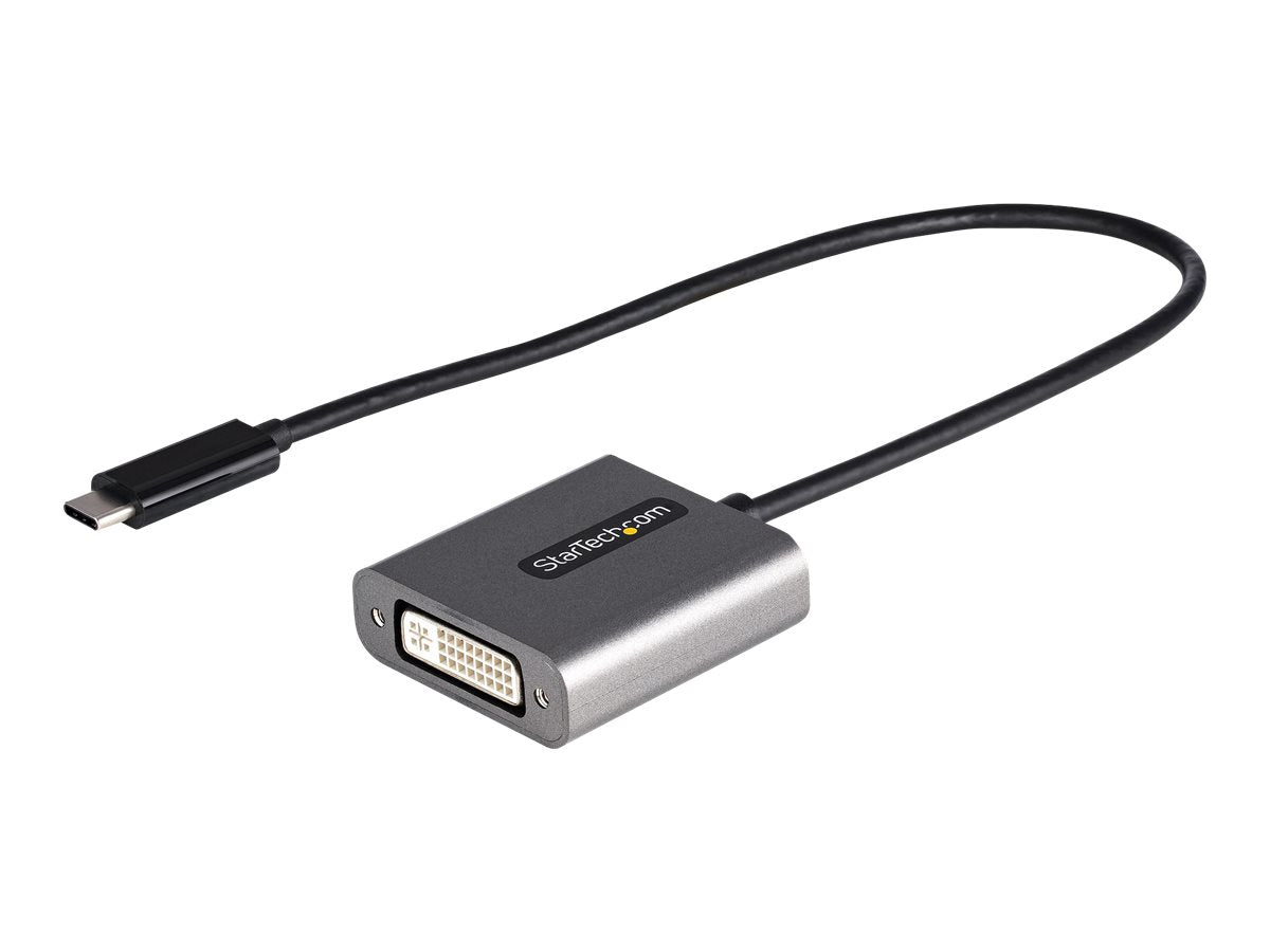 STARTECH.COM USB-C auf DVI Adapter - 1920x1200p - USB-C Dongle - Monitoradapter - Thunderbolt 3 kompatibel - 30cm Kabel