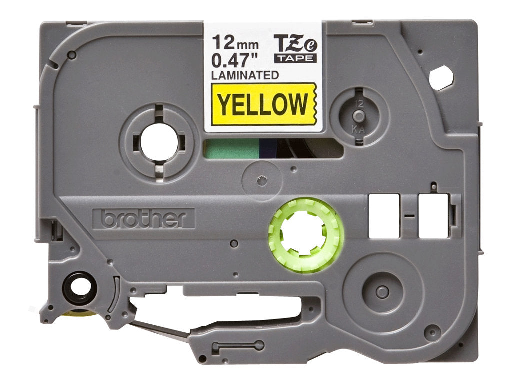 BROTHER P-Touch TZE-631 schwarz auf gelb 12mm Detailansicht