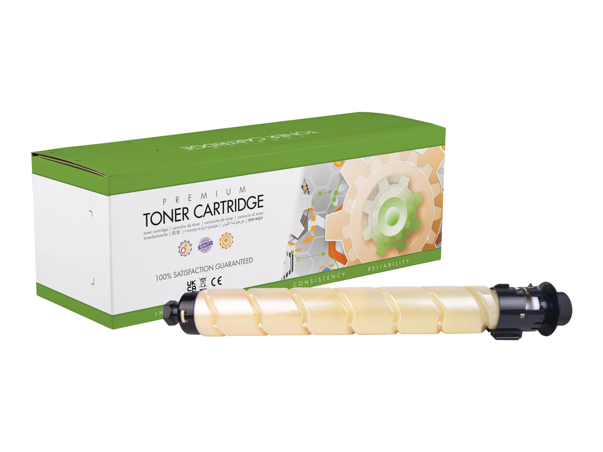STATIC Tonerpatrone Ricoh 842256 gelb Vorderansicht