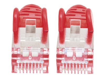 INTELLINET Cat6aPro Kabel Cat7 Rohkabel 0,5m rot RJ45 Verpackung