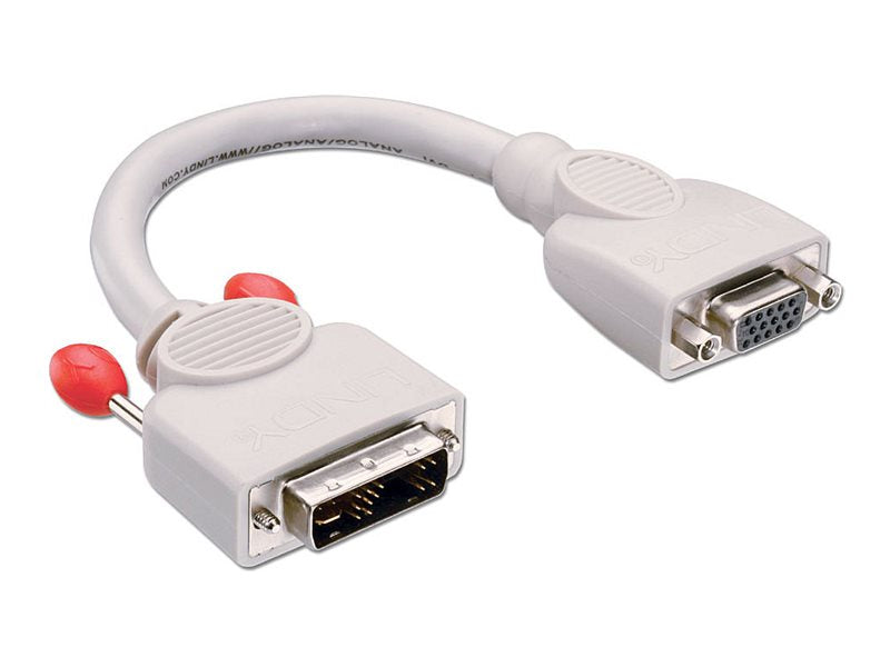 LINDY DVI-I-Adapter DVI-A male an VGA female Vorderansicht