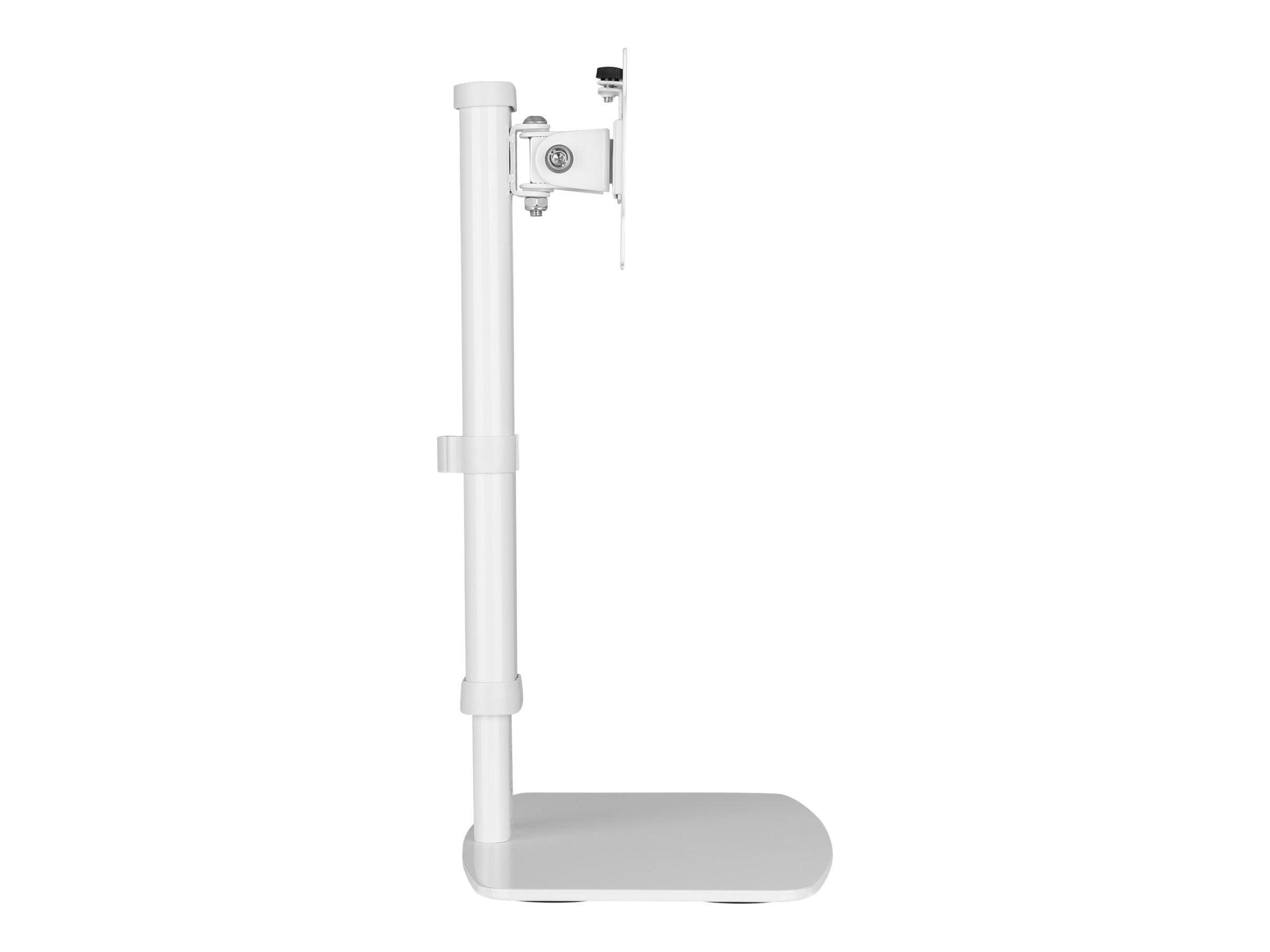 TECHLY Monitor Tischstaender weiss freistehend Seitenansicht