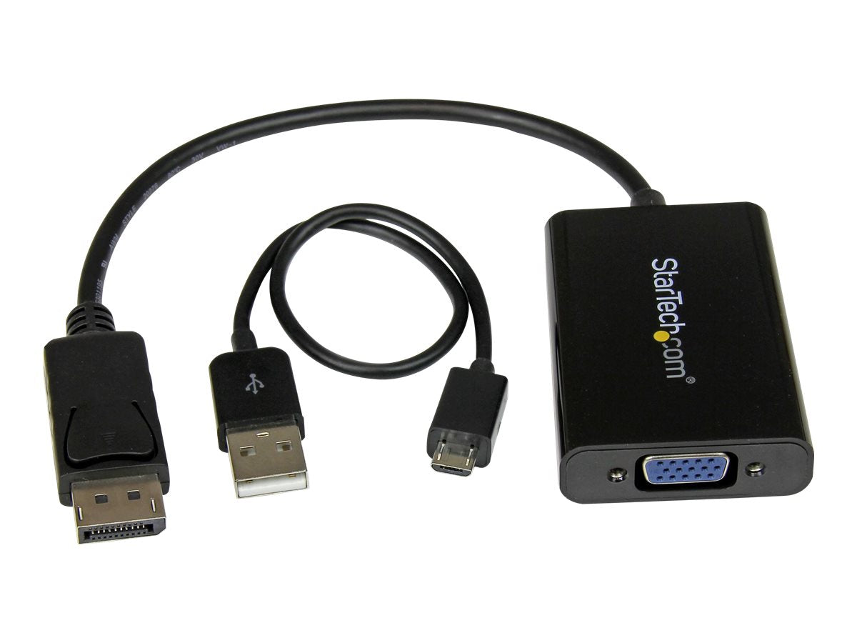 STARTECH.COM DisplayPort to VGA Adapter mit Audio - Anschlussansicht