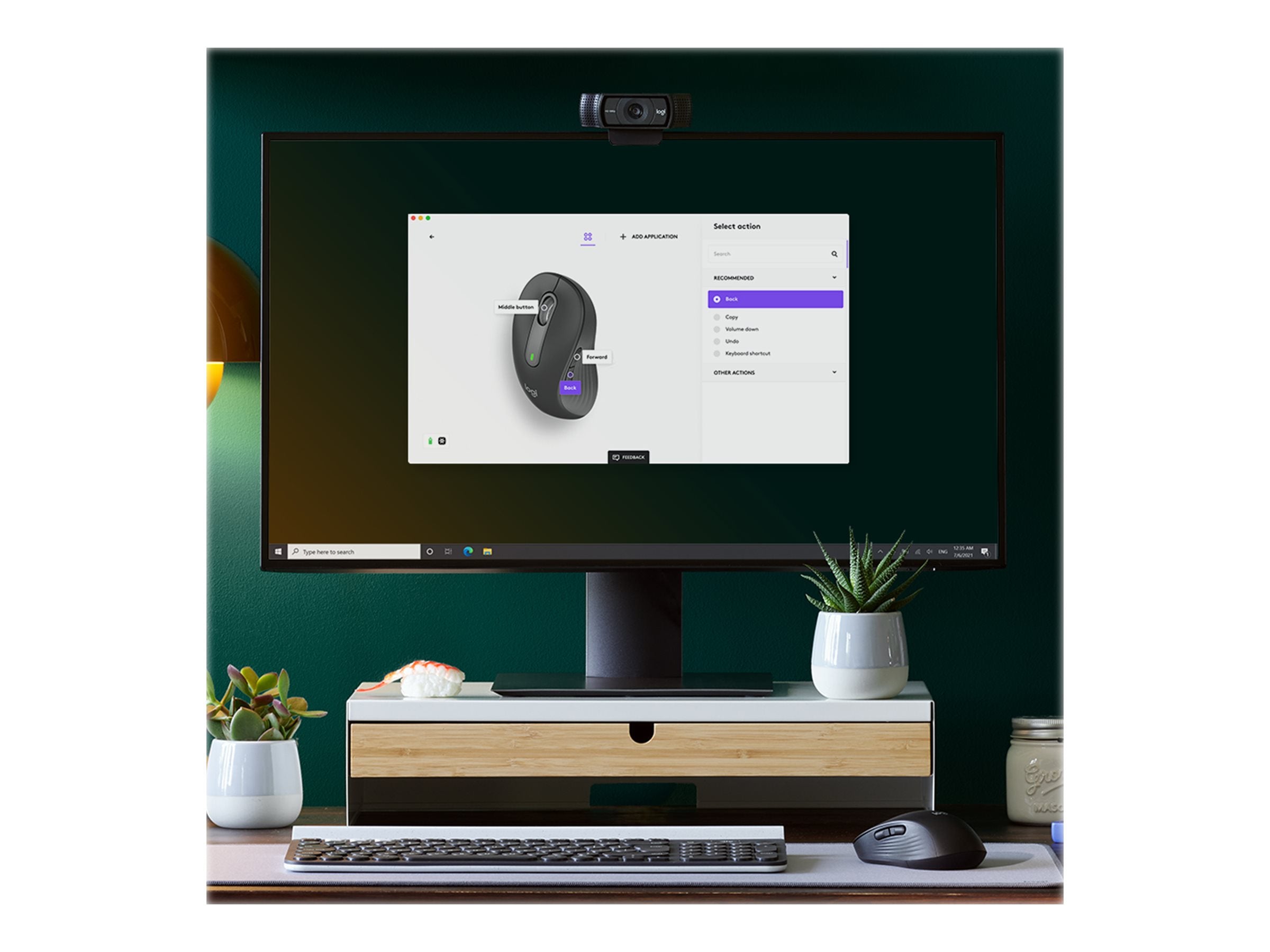 LOGITECH Signature M650 L LEFT Maus Verpackung