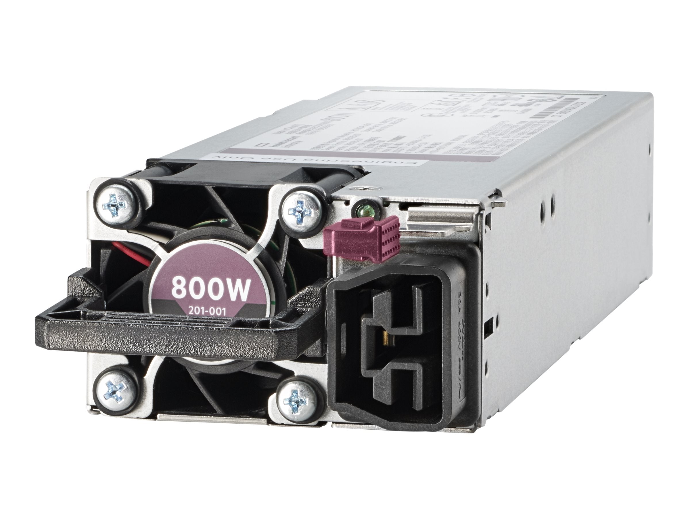 HPE Power Supply 800W Flex Slot Platinum Hot Plug Low Halogen - Vorderansicht
