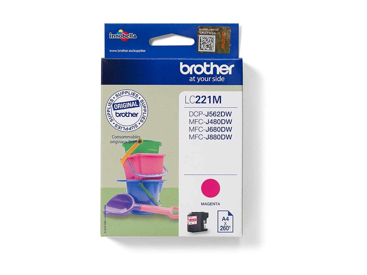 BROTHER LC221M Tintenpatrone Verpackung
