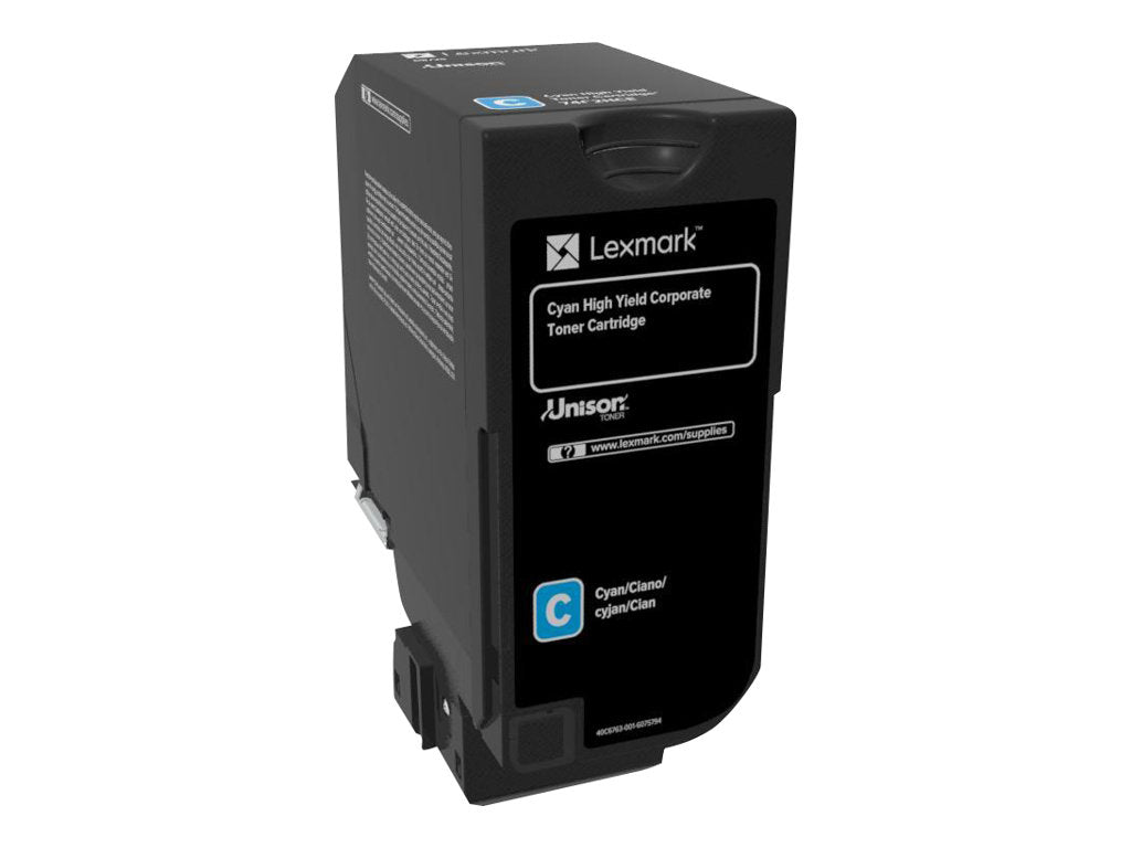 LEXMARK Toner Corporate Cyan für CS725 - Vorderansicht