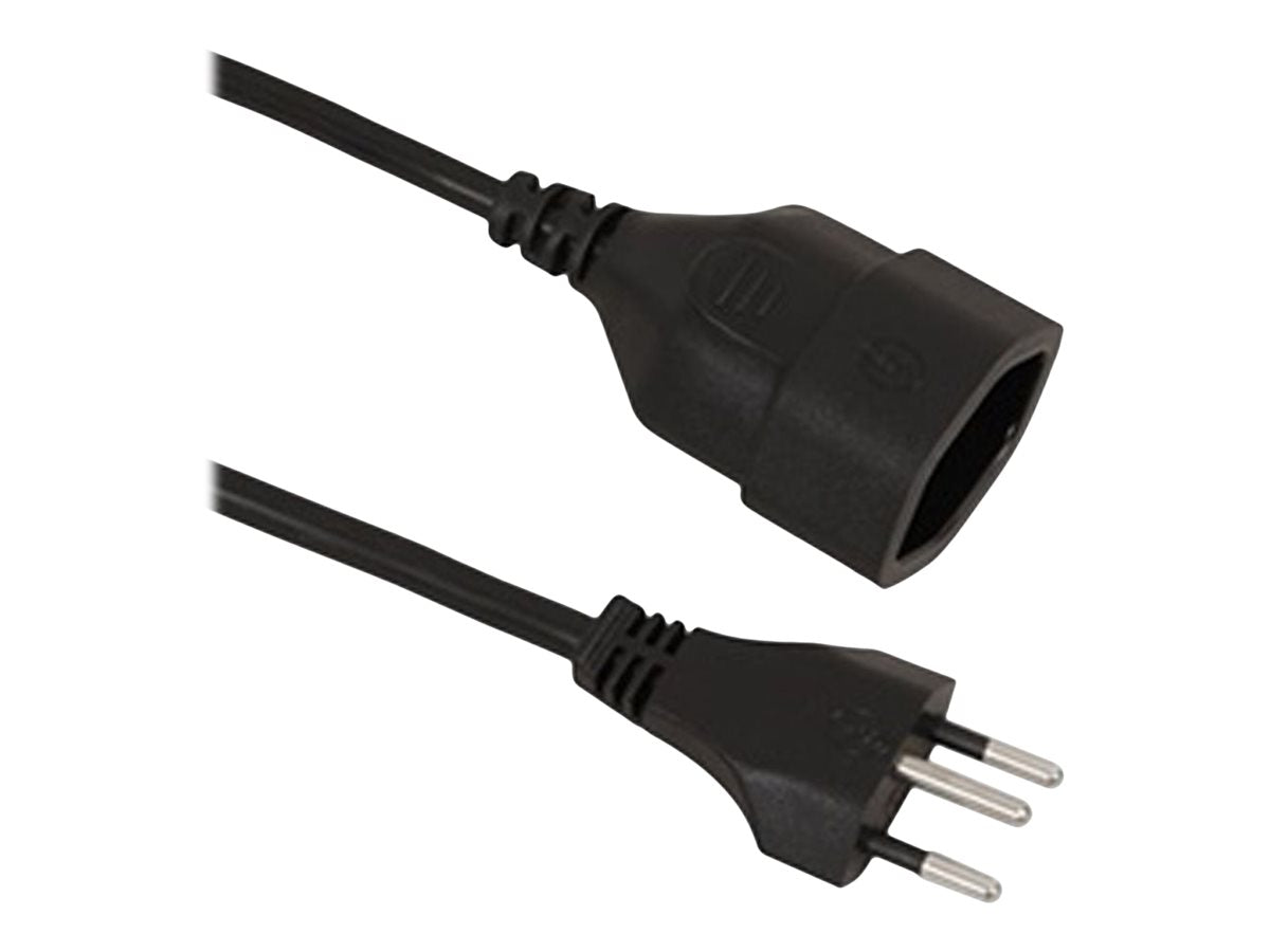 VALUE Power Cable black extension 3m Detailansicht