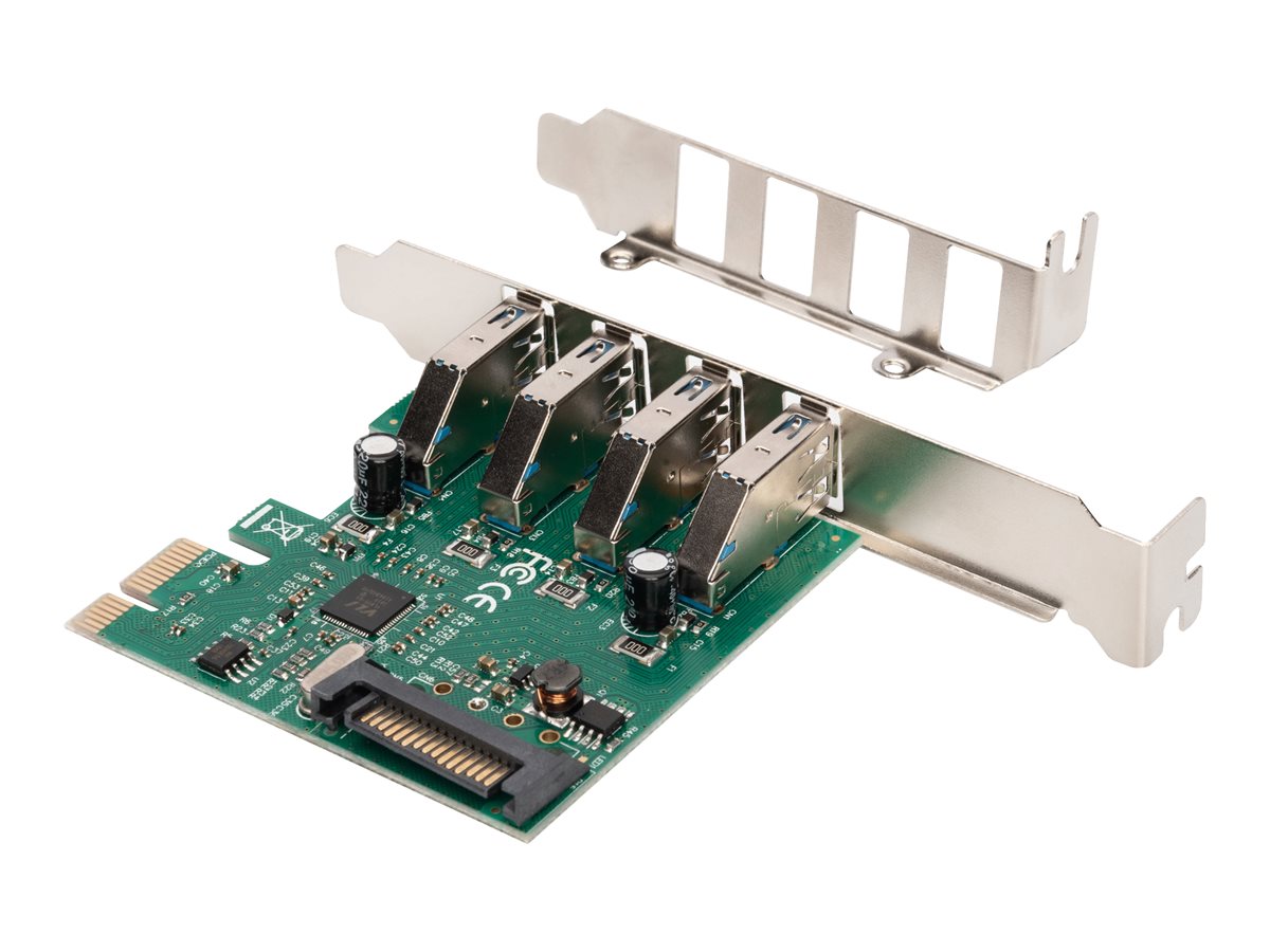 DIGITUS USB 3.0 4 Port PCI Express Add-On card Detailansicht