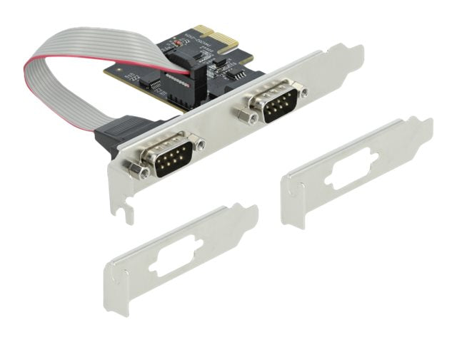 DELOCK PCI Express Karte zu 2xSeriell RS-232 Vorderansicht