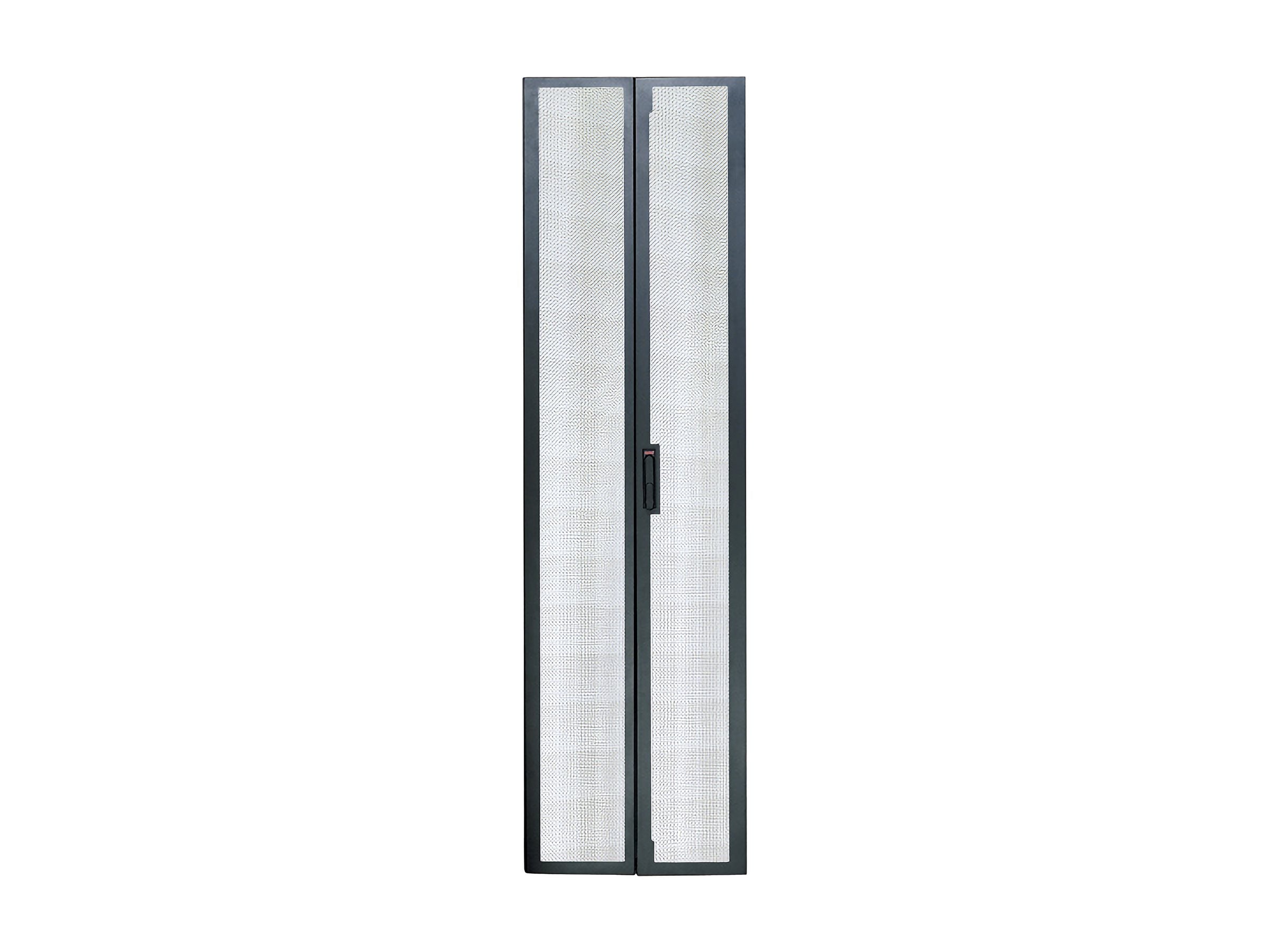 Vorderansicht der APC Netshelter VX-VS 42HE schwarz Split Rear Doors