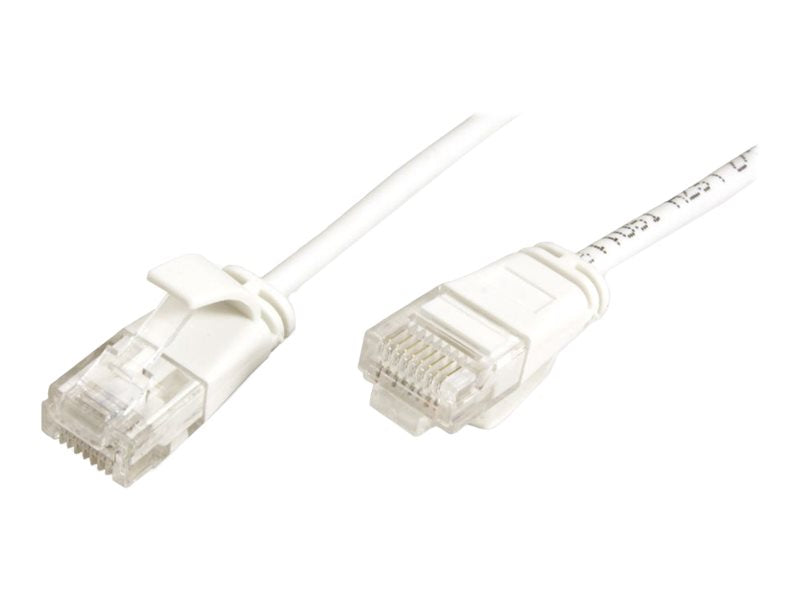 ROLINE UTP DataCenter Patchkabel Kat.6A Class EA LSOH slim weiss 0,15m - Detailansicht
