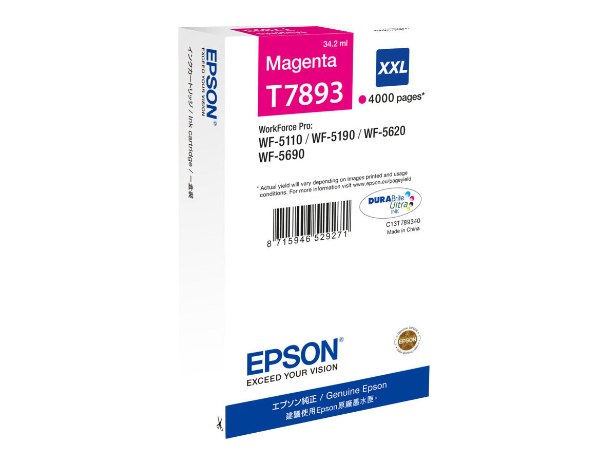 EPSON T7893 Druckerpatrone magenta Verpackung