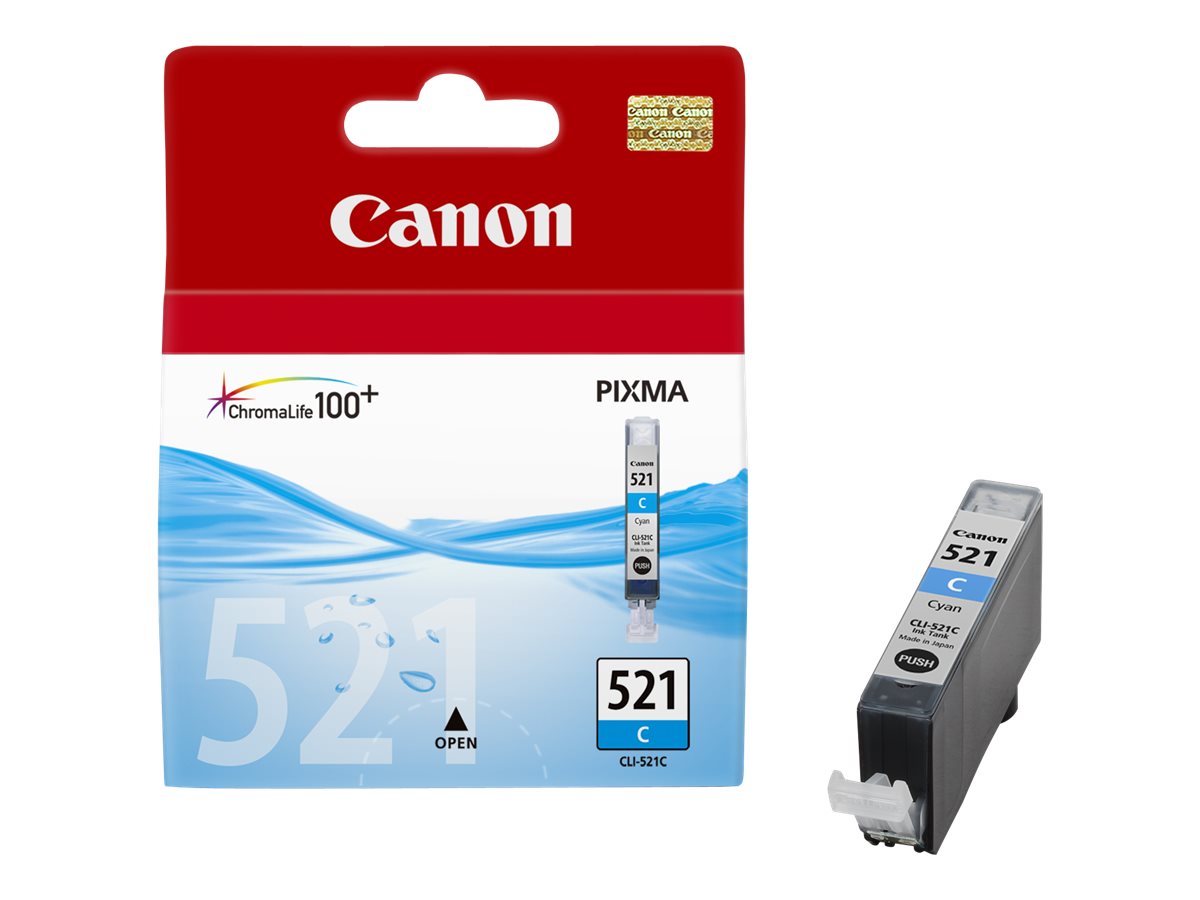 CANON CLI-521C Tintenbehälter Verpackung