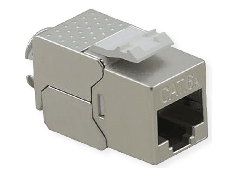 VALUE Kat.6A Class EA Keystone RJ-45 geschirmt werkzeuglos SuperSLIM - Vorderansicht