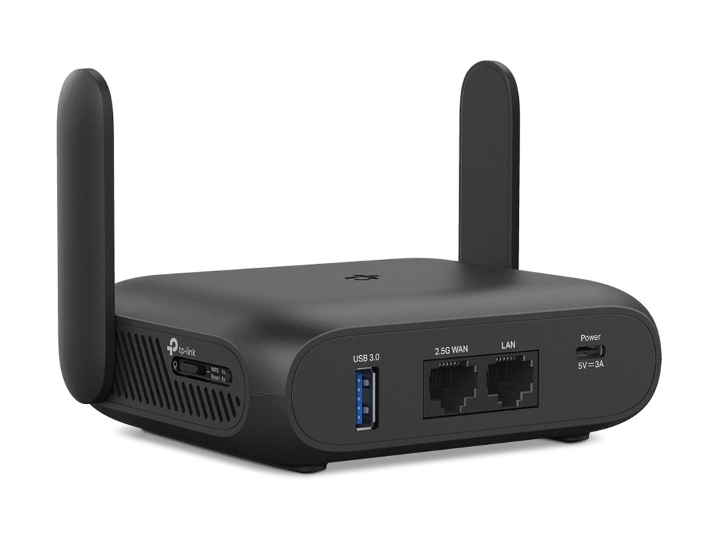 TP-LINK TL-WR3602BE BE3600 Wi-Fi 7 Reise-Router Rückansicht