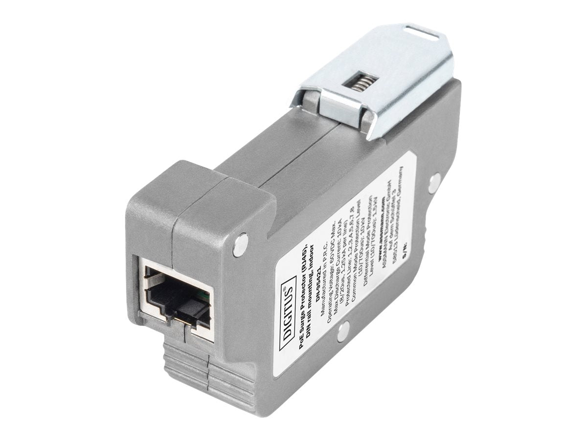 DIGITUS Indoor DIN PoE surge protector Detailansicht
