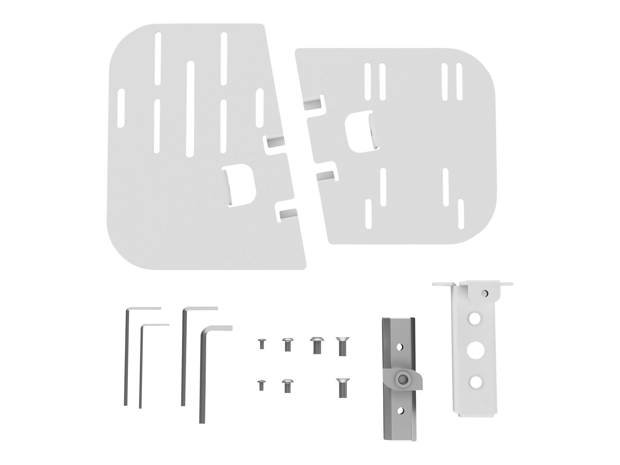 Vorderansicht des ERGOTRON Carefit Enclosure Horizontal Scanner Bracket