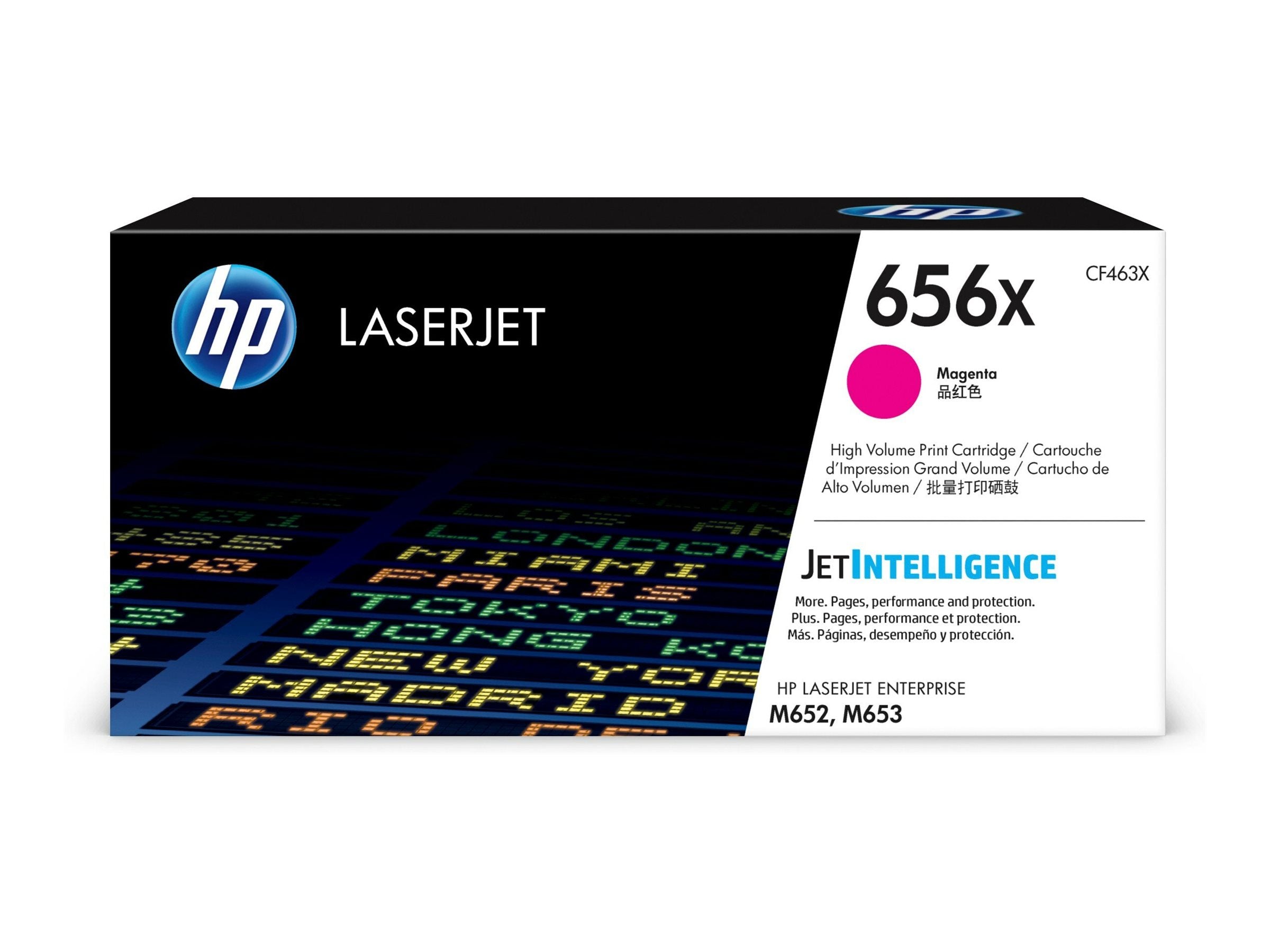 HP 656X Original LaserJet Toner Magenta Seitenansicht