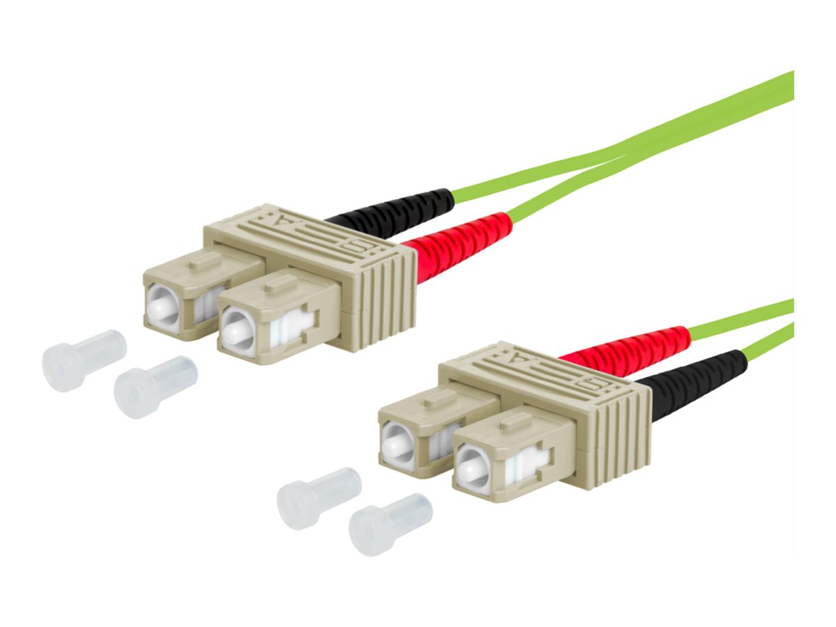 METZ CONNECT OpDAT Patchcable SC-D/SC-D OM5 5m - Vorderansicht