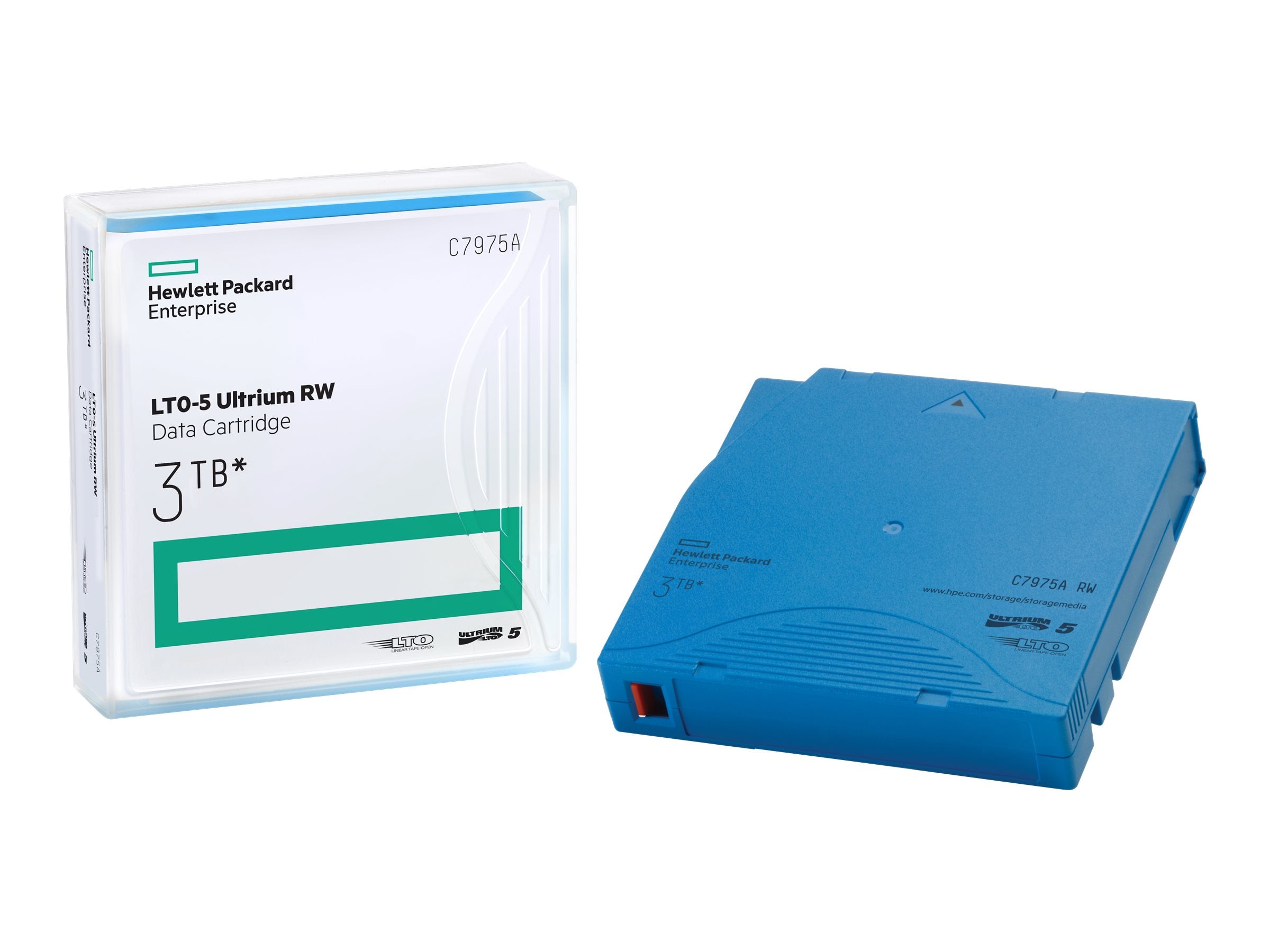 HPE LTO Ultrium 5 RW Data Cartridge 3TB - Vorderansicht