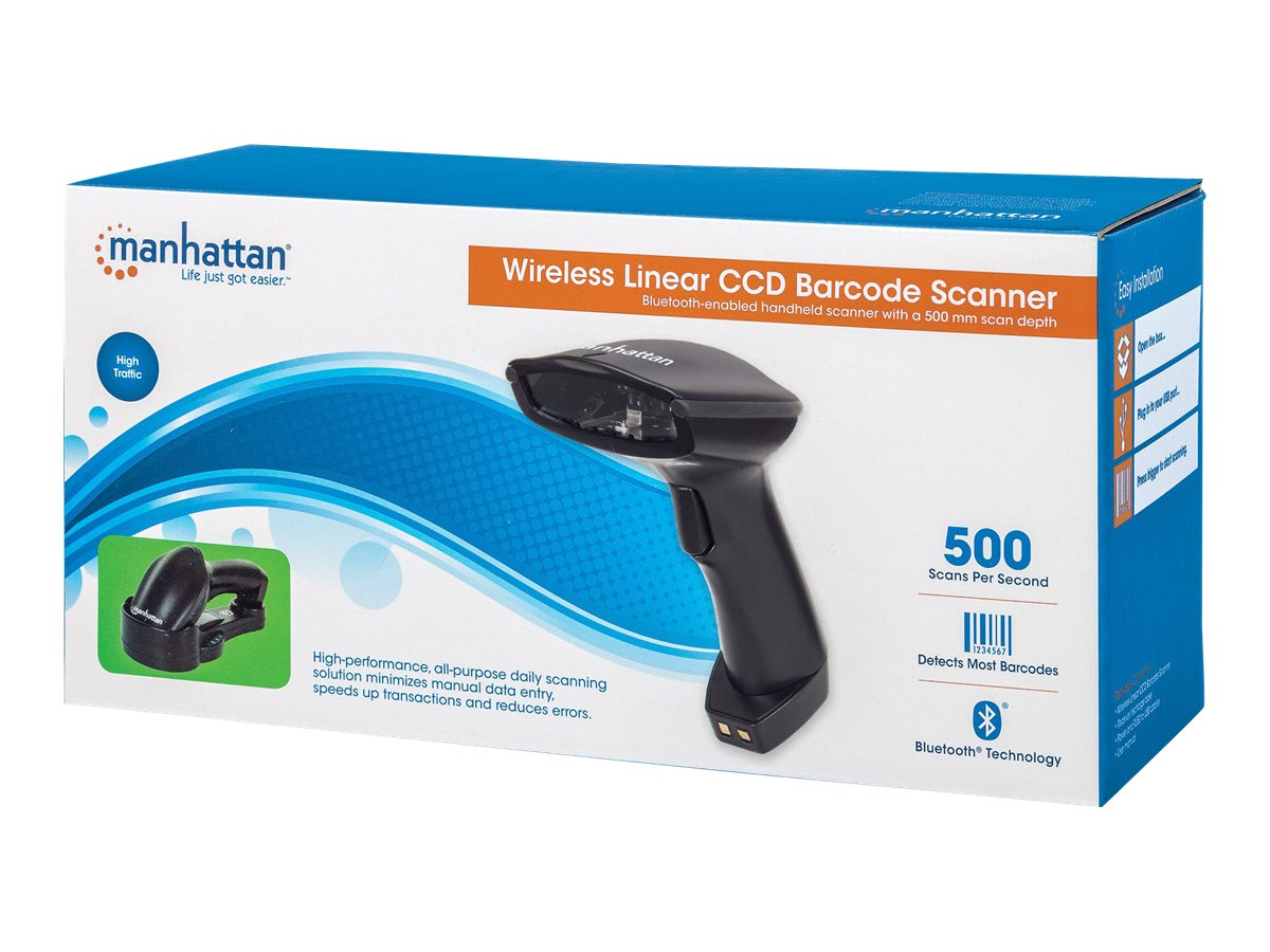 MANHATTAN CCD Bluetooth-Barcodescanner Vorderansicht